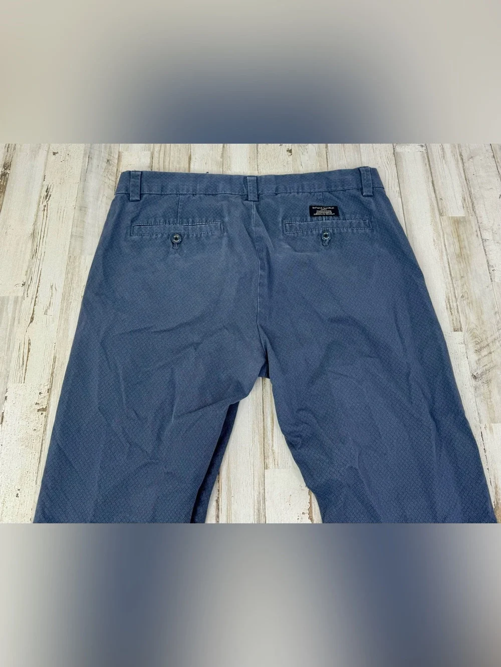 Banana Republic Fulton Skinny Chino Men 33x30 Blue Outdoor Casual